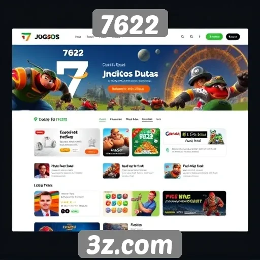Comunidade do site de jogos 7622 cresce rapidamente