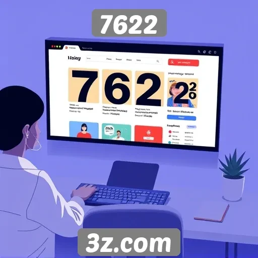 Avaliação da interface do site 7622 em 2025